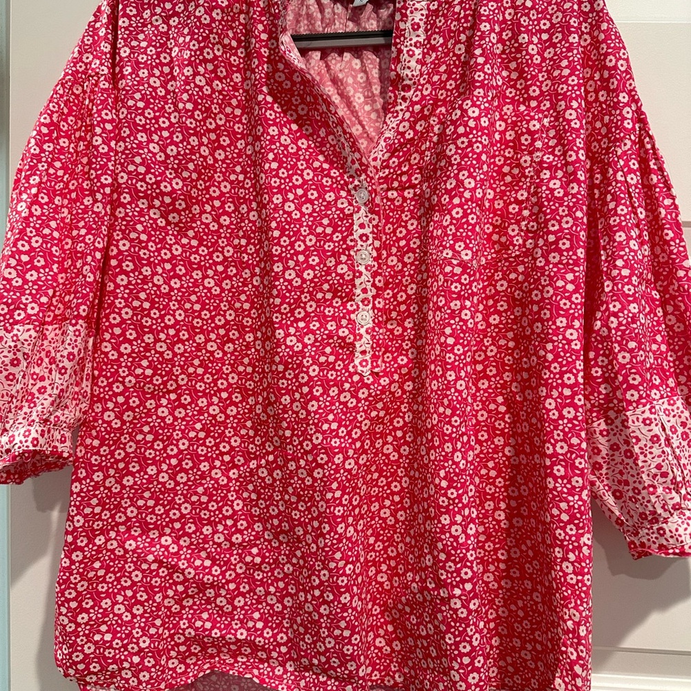 Tuckernuck Floral Pink Top